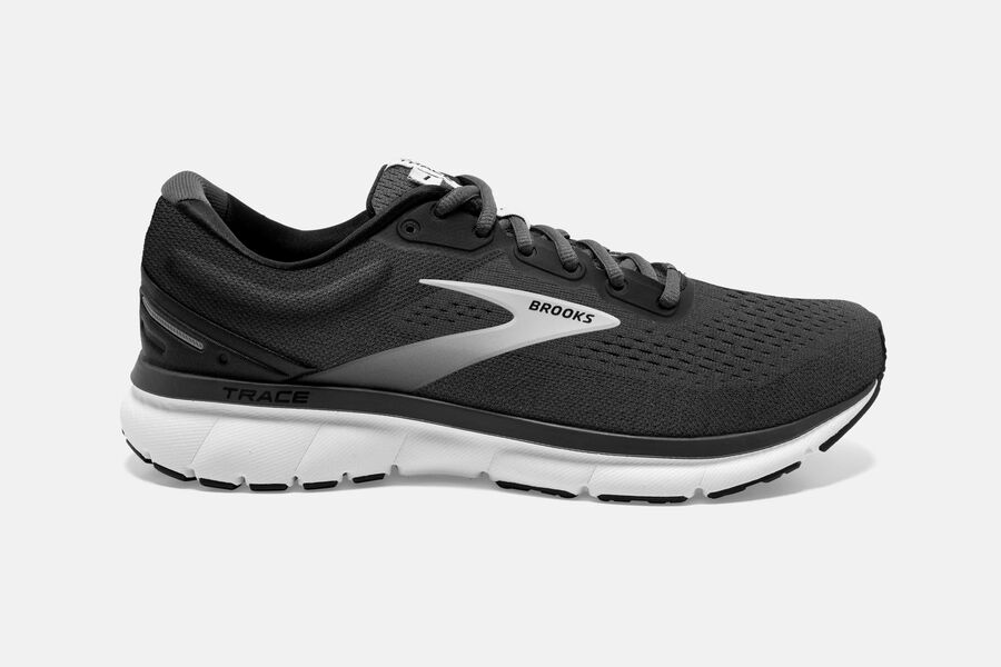 Brooks Men's Trace Road Running Shoes Black/Blackened Pearl/Grey ( HGIEN1389 )